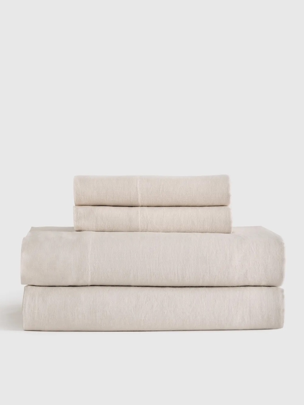Quince Linen Sand Full Sheet Set